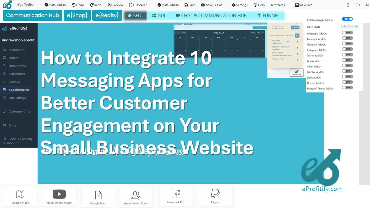 How to Integrate 10 Messaging Apps for Better Customer Engagement on Your Small Business Website